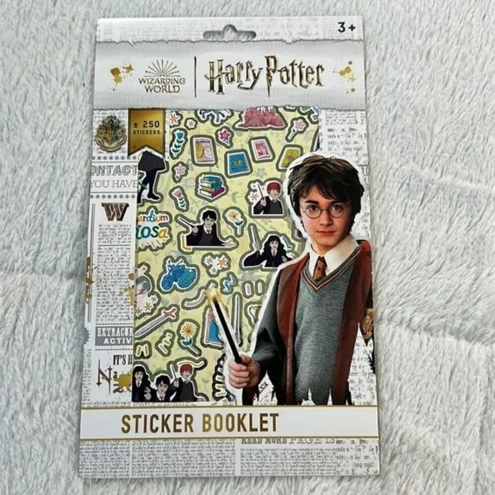 Harry Potter Sticker Booklet Stickers approx 250 scrapbook stickers Licensed NEW
